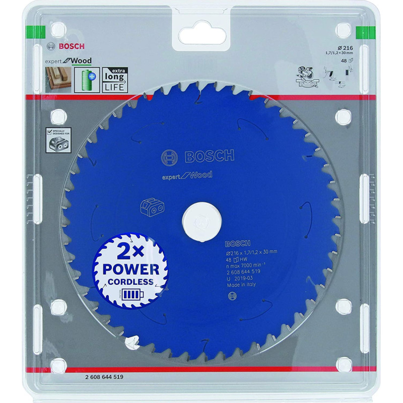 Bosch circular saw blade EfW 216x30x1.7 / 1.2x48T - 2608644519