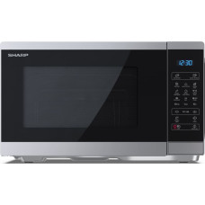 Sharp YC-MG252AE-S mikrobangų krosnelė Juoda, Sidabras Mikrobangų krosnelė su kepsninės funkcija Stalviršis 25 L 900 W