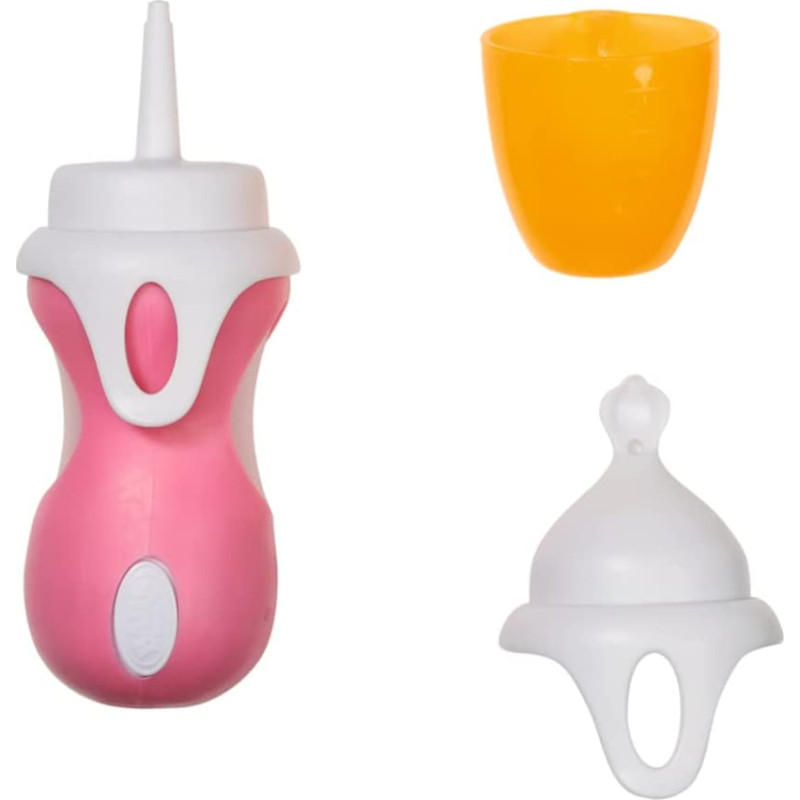 Zapf Creation BABY born Interactive bottle & spoon 43cm, doll accessories (with two attachments and sound effect)