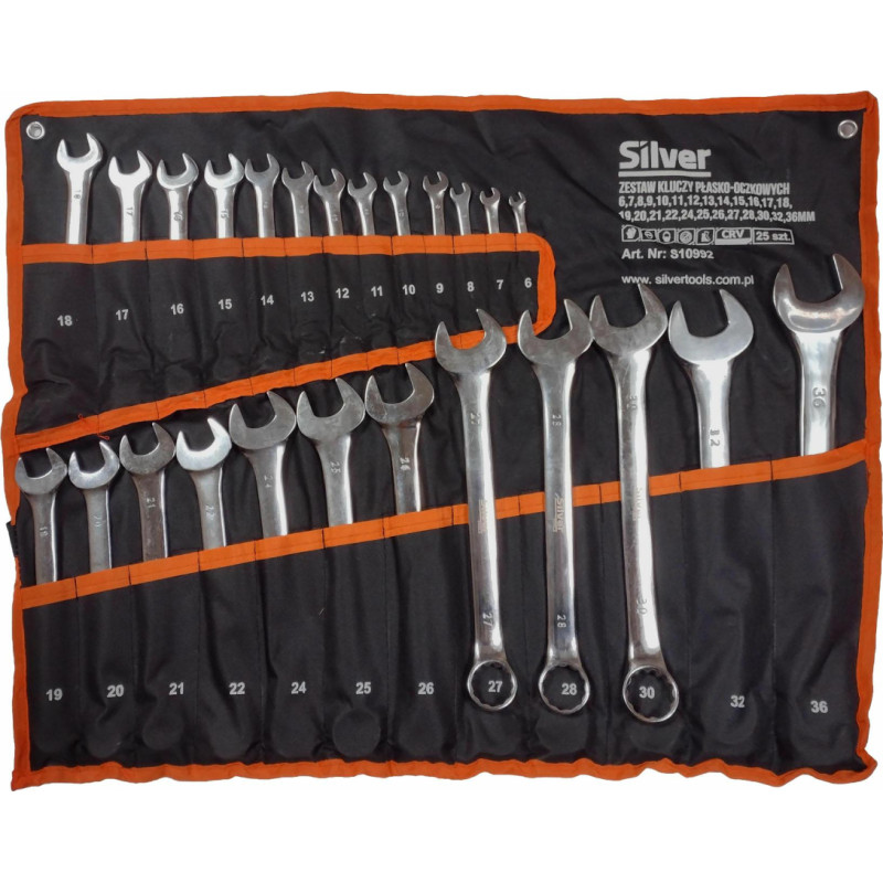 Silver KLUCZ PŁASKO-OCZKOWY 6-36mm    25szt. /SILVER