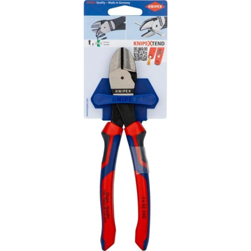 Knipex Kraft-Seitenschneider 200 mm, Comfort Griffe
