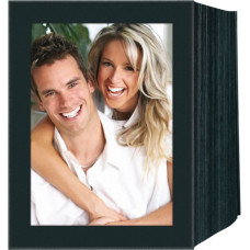 Daiber 1x125 Daiber Passepartouts black 15x20 deckle edged paper endless