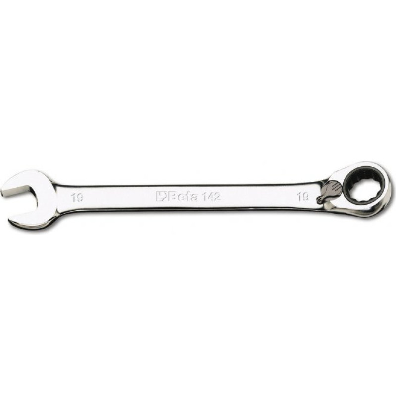 Beta COMBINATION WRENCH WITH REVERSIBLE RATCHET MECHANISM 17MM