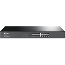 Tp-Link TL-SG1016 Ne-valdomas Gigabit Ethernet (10/100/1000) 1U Juoda