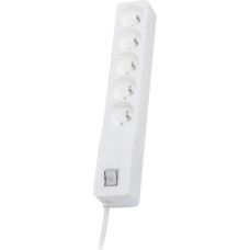 Lestar Power strip Lestar ZX 510 overvoltage 5 sockets 3 m white