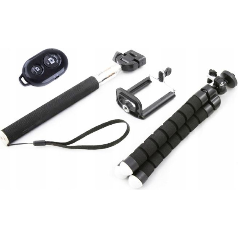 Xrec Selfie stick Xrec 4w1 / Elastic Statue / Pilot / Monopod / Phone holder / Smartphone