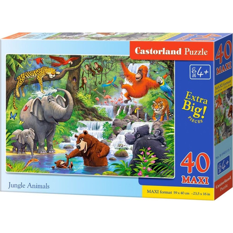 Castorland Puzzle 40 maxi - Jungle Animals CASTOR