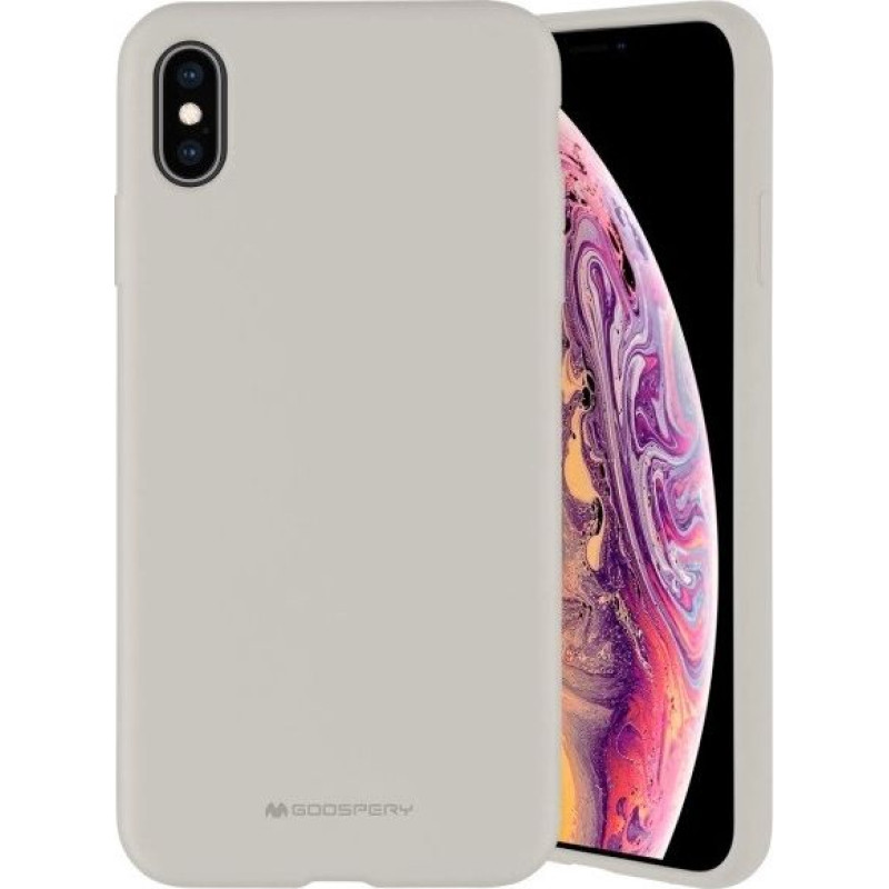 Etui Mercury Silicone Samsung S20+ G985 beige/stone