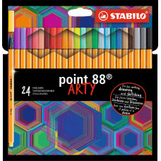 Stabilo point 88 ARTY grafinis rašiklis Multi spalvos 24 vnt