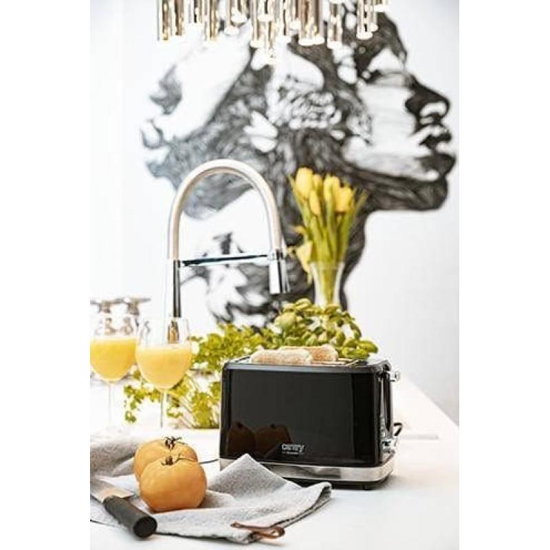 Camry | Toaster | CR 3218 | Power 750 W | Number of slots 2 | Housing material Plastic | Black