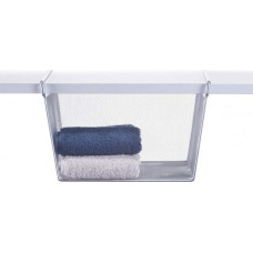 Zeller Zeller, Inserted shelf into cabinet, 26x19x29cm, col. silver