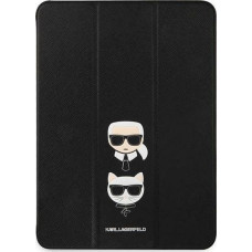Karl Lagerfeld Tablet case Karl Lagerfeld Etui Karl Lagerfeld KLFC12OKCK Apple iPad Pro 12.9 2021 (5th generation) Book Cover Black/Black Saffiano Karl &Choupette