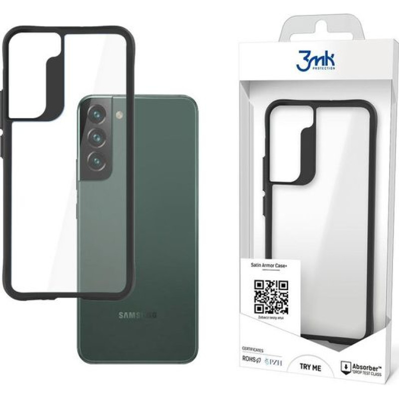 3MK 3MK SatinArmor+ Case Sam S906 S22 Plus Military Grade