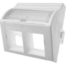 Alantec Adapter 45x45 2xRJ45 (wypukły kątowy)