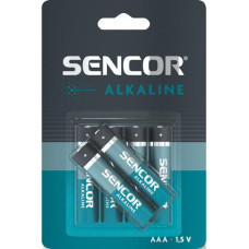Sencor Bateria alkaliczna, AAA (LR03), AAA, 1.5V, Sencor, blistr, 6-pack