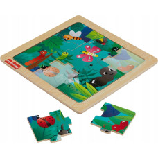Fisher Price Puzzle drewniane, owady Fisher Price