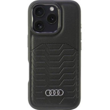 Audi Audi Synthetic Leather MagSafe iPhone 16 Pro 6.3" czarny/black hardcase AU-TPUPCMIP16P-GT/D3-BK