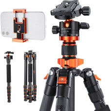 K&F Concept Statyw Kf Statyw Z Włókna Węglowego 172cm 10kg + Monopod / K&f / D255c4+bh-28l / Kf09.093v2