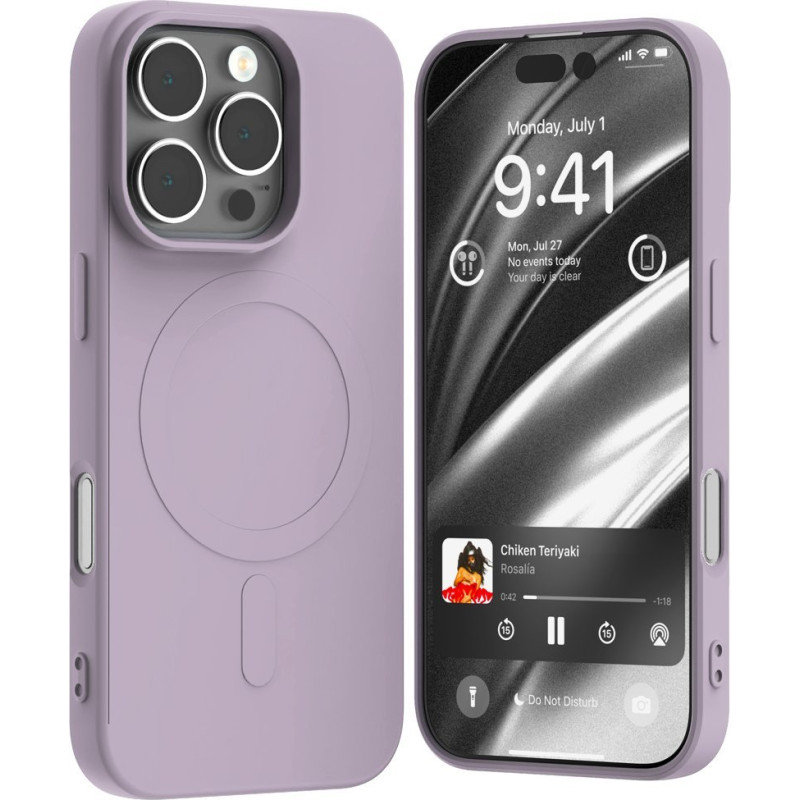 Mercury Goospery Mercury Mercury MagSafe Semi-Silicone iPhone 16 Pro 6,3" liliowy fiolet /lilac purple