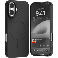 Mercury Goospery Mercury Mercury MagSafe Semi-Silicone iPhone 16 6,1" czarny/black