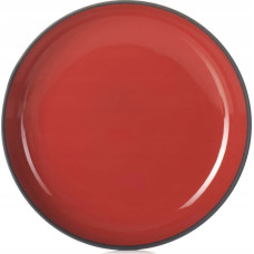 Revol SOLID talerz 23,5 cm, czerwono-czarny