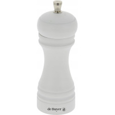 De Buyer JAVA Młynek do soli 14 cm biały matowy