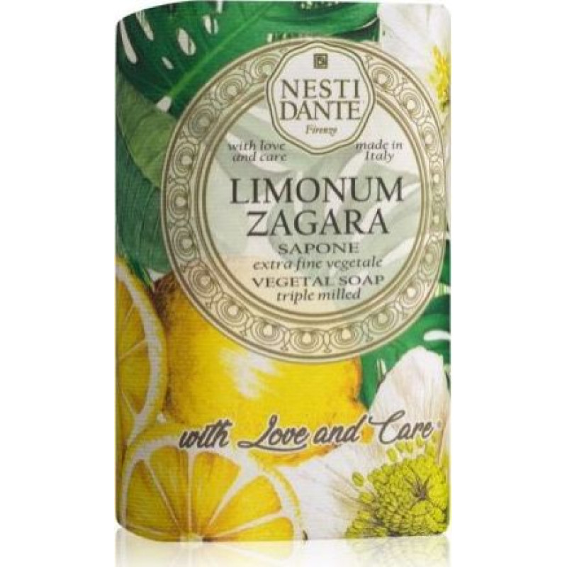 Nesti Dante Soap in the cube Lime Zagara Sapone Orange Flower 250g