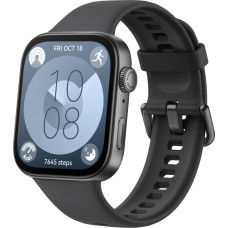 Huawei WATCH Fit 3 4,62 cm (1.82") AMOLED Skaitmeninis 408 x 480 pikseliai Lietimui jautrus ekranas Juoda „Wi-Fi“ GPS (palydovinis)
