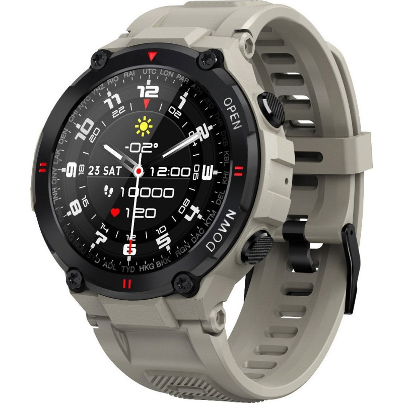 Gravity Smartwatch Gravity GT7-4 Szary  (18735)
