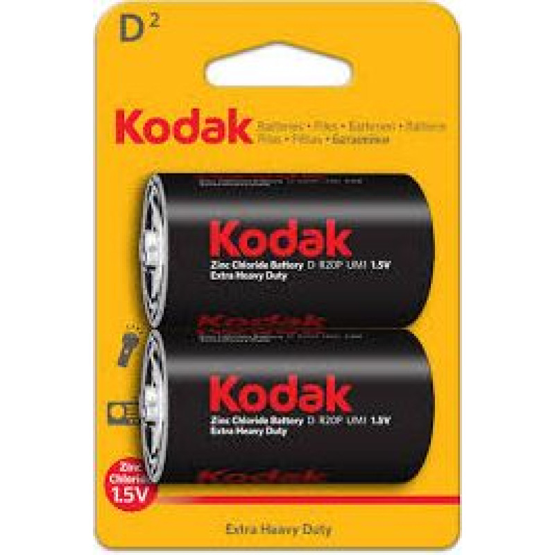 Kodak Extra Heavy Duty Battery D / R20 6000mAh 2 pcs.