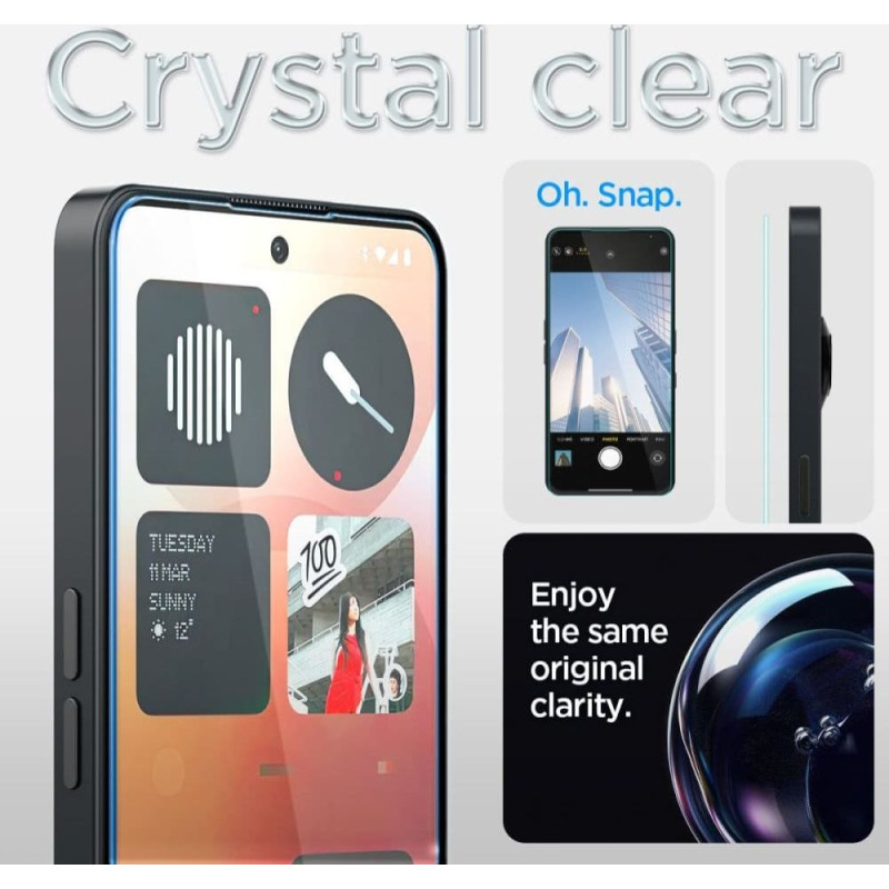 Spigen GLAS.TR EZ FIT - Szkło hartowane do Nothing Phone 3a / 3a Pro