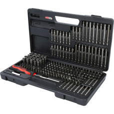 Ks Tools Antgalių komplektas 1/4", 208 vnt, KS Tools