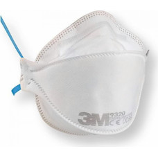 3M Respiratorius be iškvėpimo vožtuvo FFP2, 3M