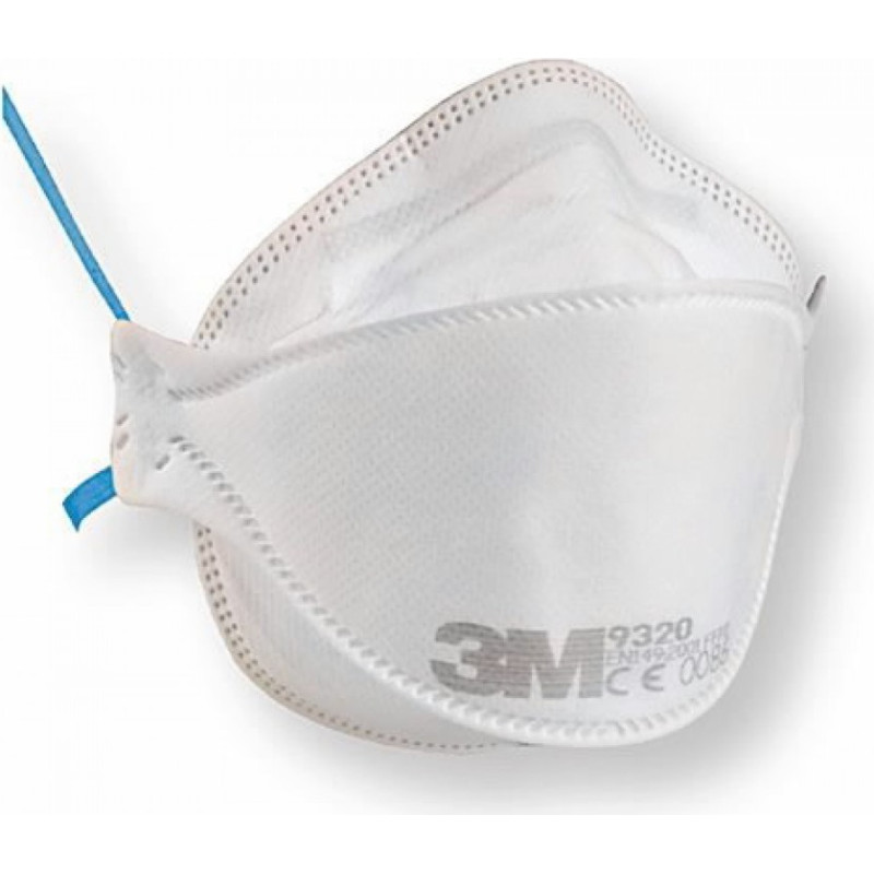 3M Respiratorius be iškvėpimo vožtuvo FFP2, 3M