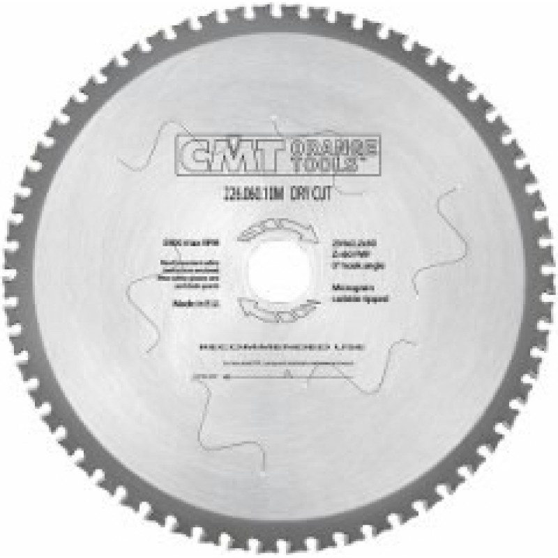 CMT Pjovimo diskas HM FWF 250x2,2/1,8x30 Z72, CMT