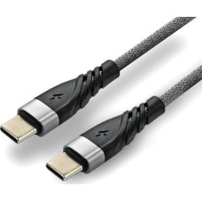 Everactive USB cable EverActive USB-A - USB-C 1 m Grey (CBB-1CG)