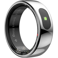 Powerton Smart RING PRO srebrny, pomiar stresu, t�tno, monitorowanie snu, roz. 7, Powerton