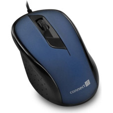 Connect It CMO-1200-BL myszka Po prawej stronie USB Typu-A Optyczny 1000 DPI