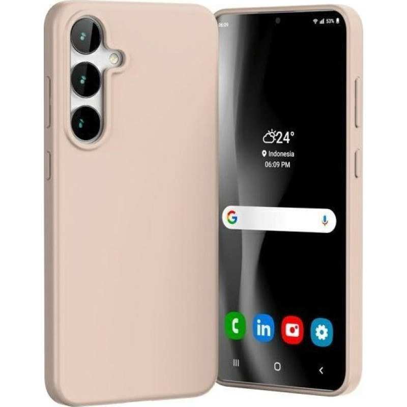 Mercury Goospery Mercury Soft Samsung S24 FE S721 piaskowy róż/pink sand