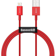 Baseus USB cable Baseus USB-A - Lightning 1 m Red (BSU2661RED)