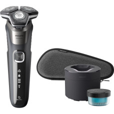 Philips SHAVER Series 5000 S5887/50 skustuvas vyrams Rotorinis skustuvas Apkarpymo mašinėlė Pilka
