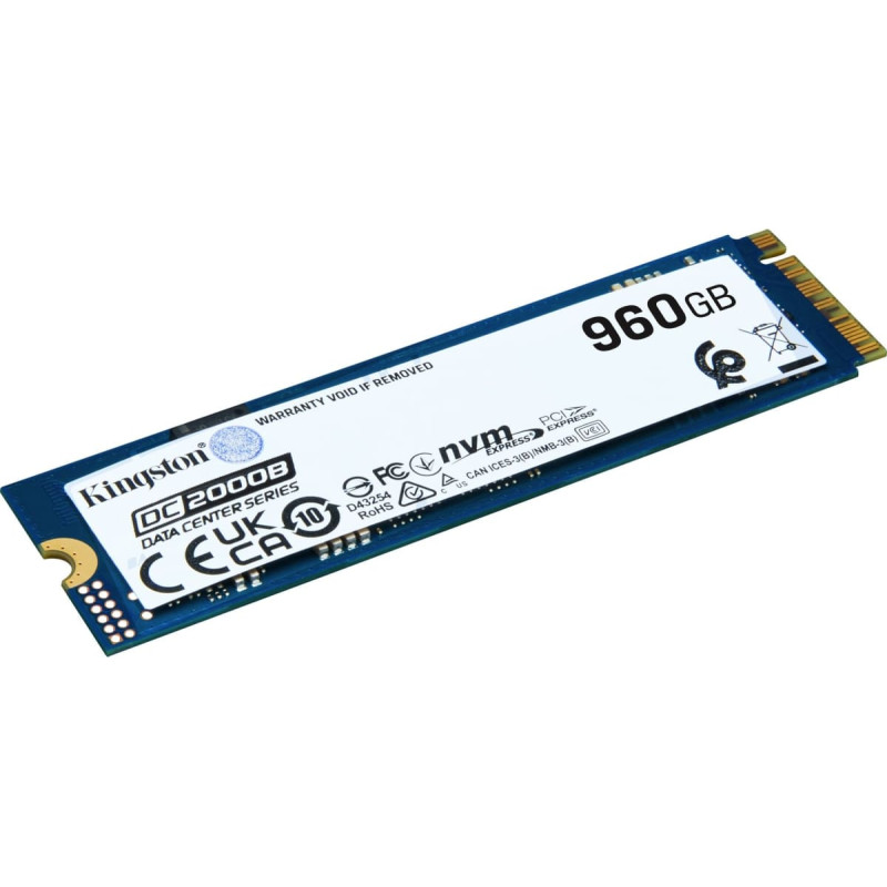 Kingston DC2000B 960GB, SSD PCIe 4.0 x4, NVMe, M.2 2280