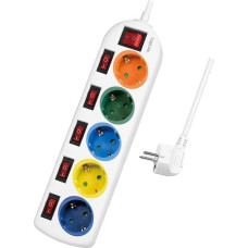 Logilink Power strip LogiLink LogiLink 5 sockets 1.5m color