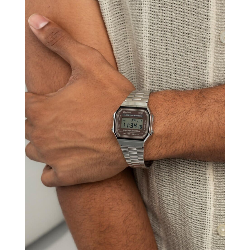 Casio Zegarek Casio Zegarek marki Casio model A168WA-5A kolor silver grey. Akcesoria Dla obu płci. Sezon: Cały rok NoSize