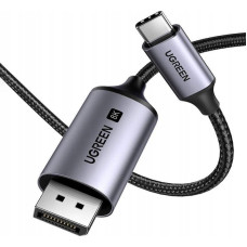 Ugreen Kabel USB Ugreen USB-C - DisplayPort 2 m Szary (6941876221585)