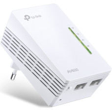 Tp-Link TL-WPA4220 „PowerLine“ tinklo adapteris 600 Mbit/ai Ethernet LAN jungtis „Wi-Fi“ Balta 1 vnt