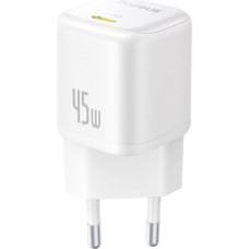 Baseus PicoGo GaN Ladegerät 45W EU Weiß