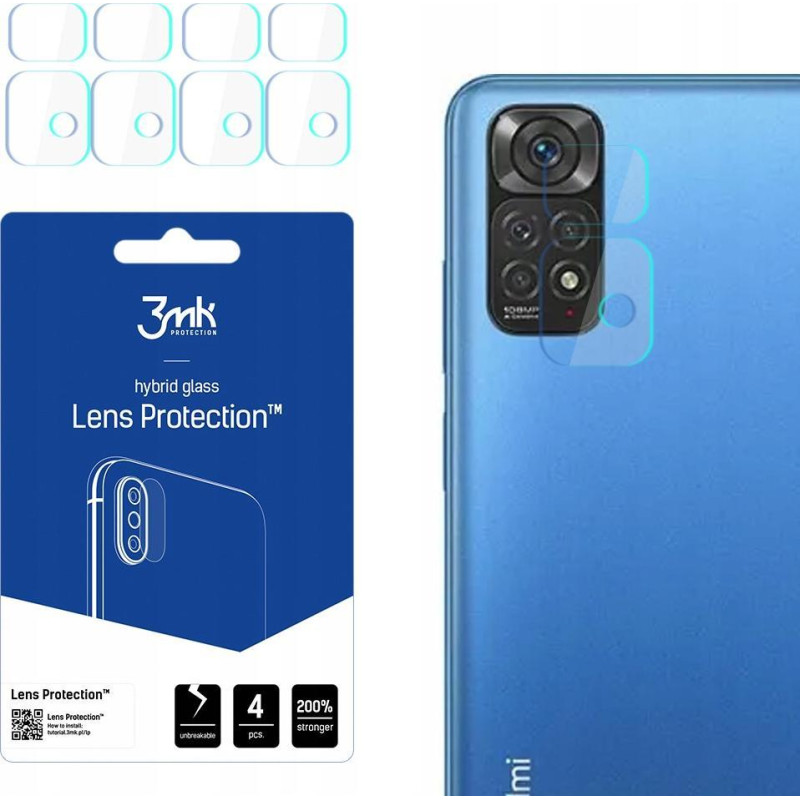 3MK 3MK Lens Protect Xiaomi Redmi Note 11s 4G Camera lens protection 4pcs