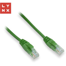 Lynx Cs LYNX UTP patch kabel Cat5e, PVC, CCA, 15m, zelený