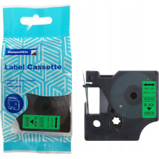 Dymo Taśma DYMO D1 40919 9mm x 7m S0720740 czarny na zielonym zamiennik
